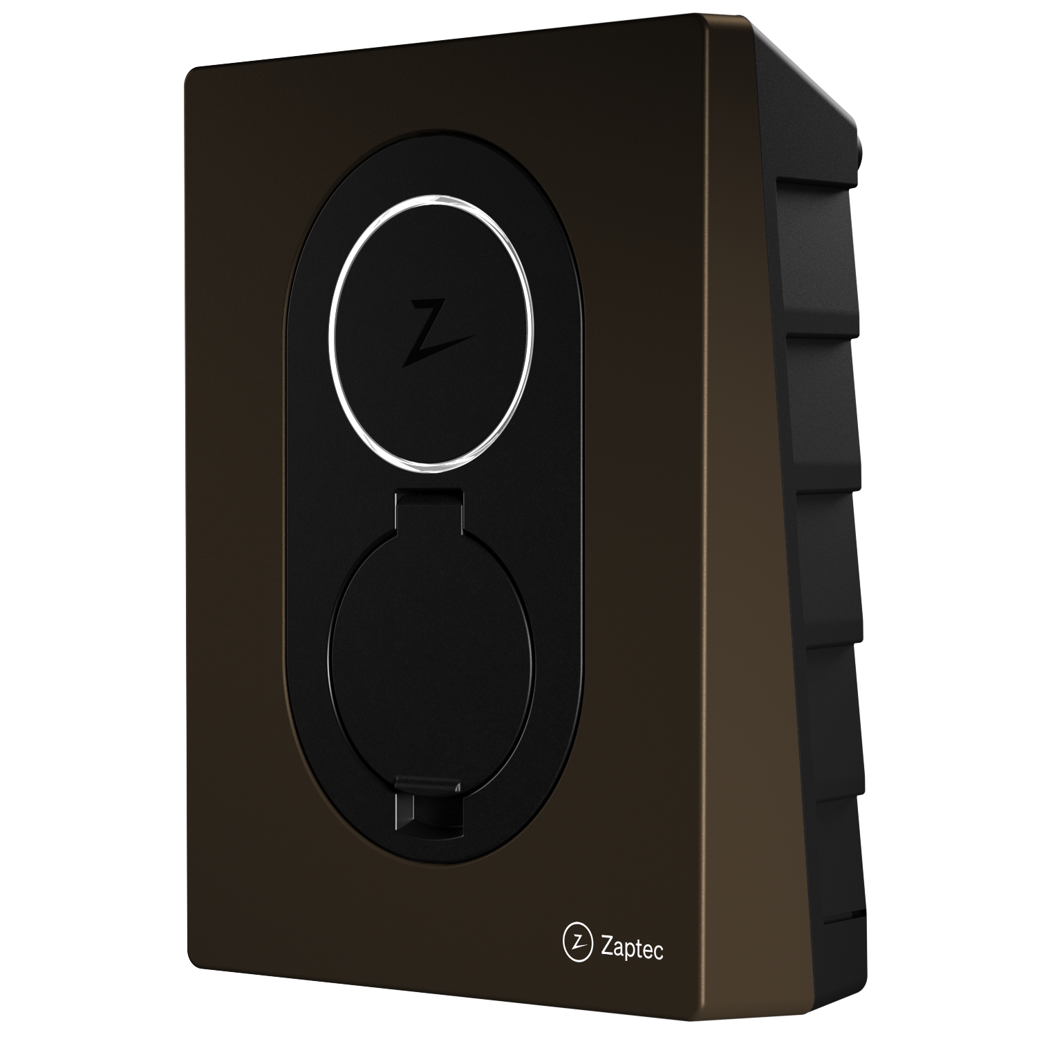 Zaptec Go Voorzijde Kap Wood Brown - Afbeelding 3