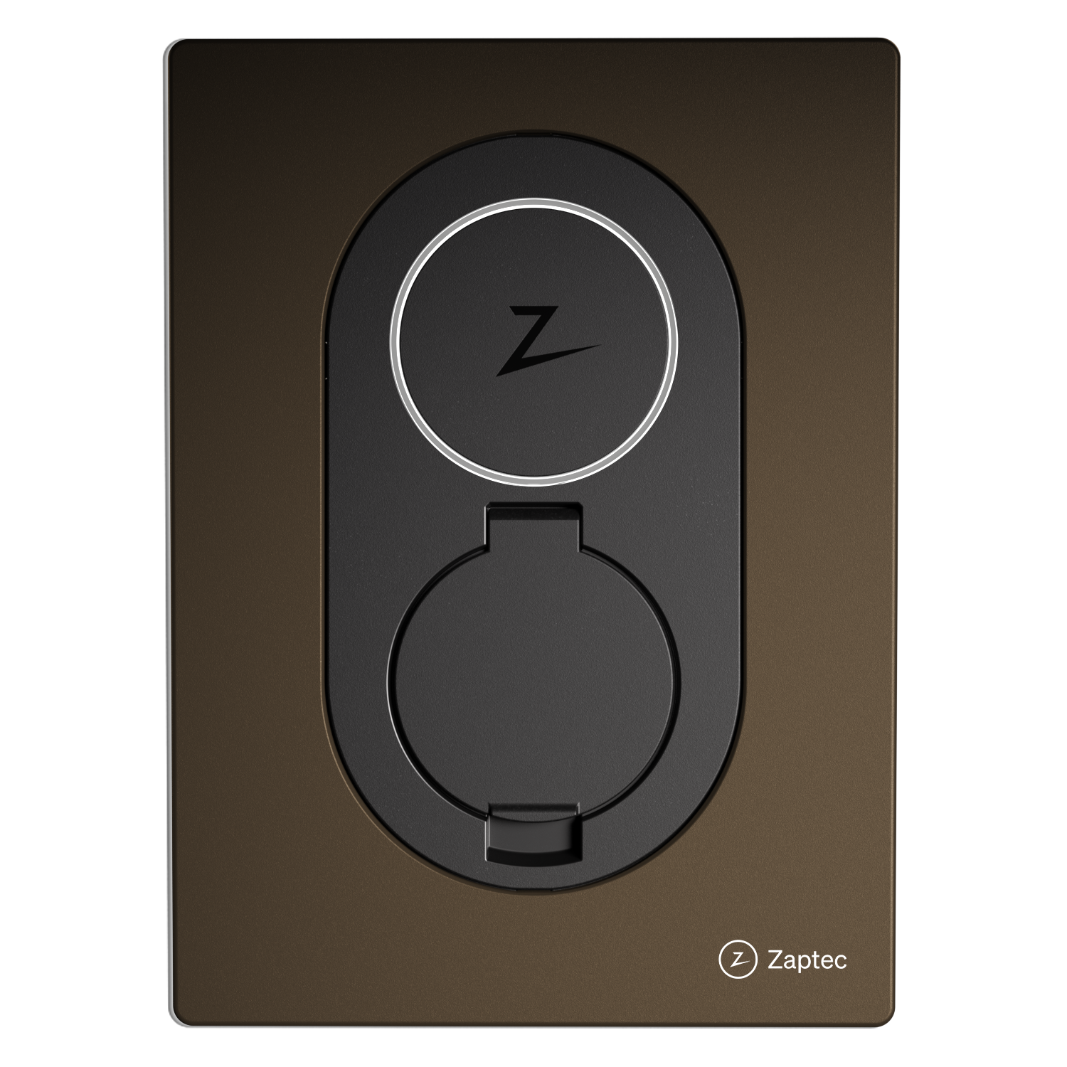 Zaptec Go Voorzijde Kap Wood Brown - Afbeelding 4